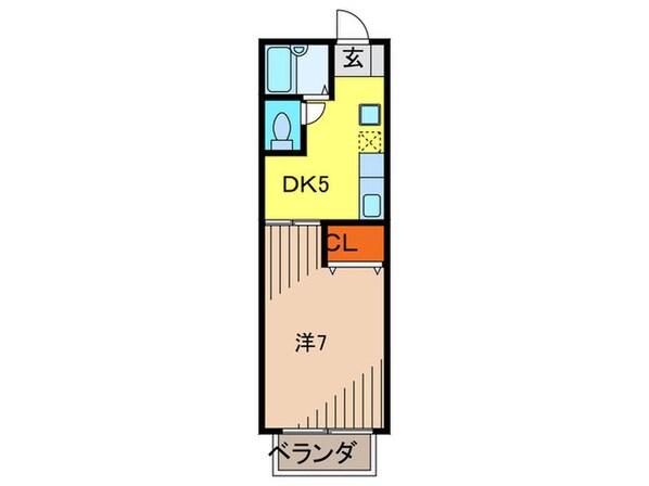 ハイネス北の物件間取画像